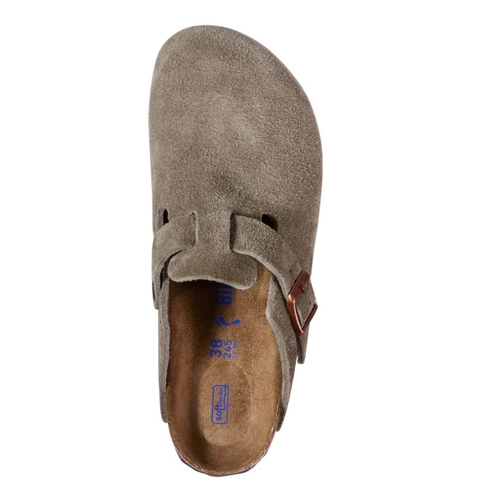 Birkenstock Boston Clogs, Suede Size 40